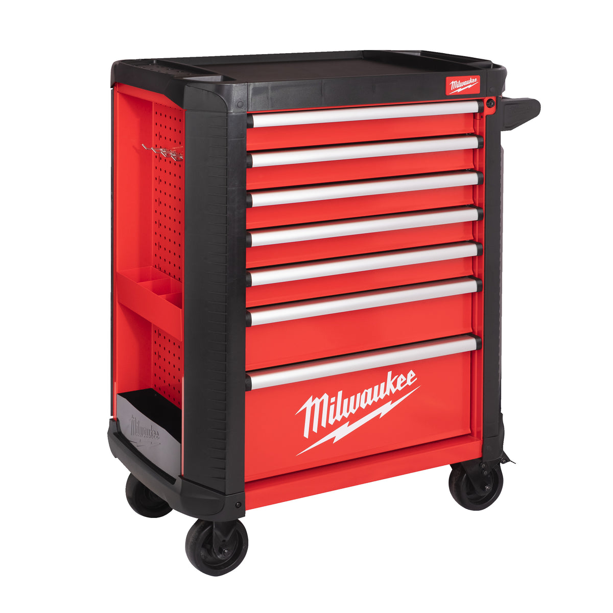 Milwaukee TOOLGUARD Werkstattwagen 78 cm / 30" rot mit 7 Schubladen - 4932478849