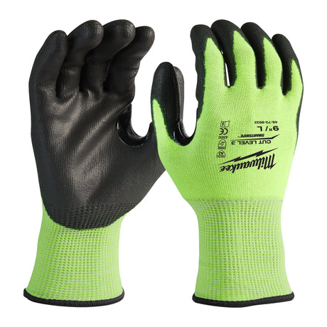 Milwaukee Hi-Vis Schnittschutzhandschuhe Klasse 3/C 144er Pack – Produktbild 2