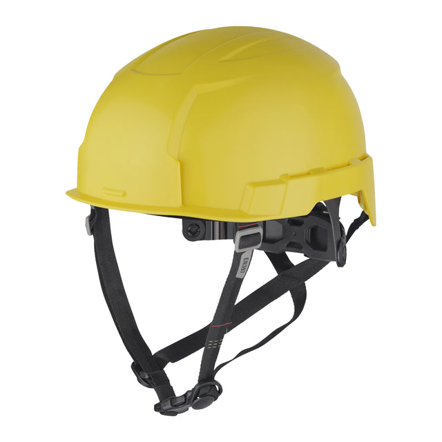 Milwaukee BOLT 200 Industriekletterhelm gelb, unbelüftet – Produktbild 1