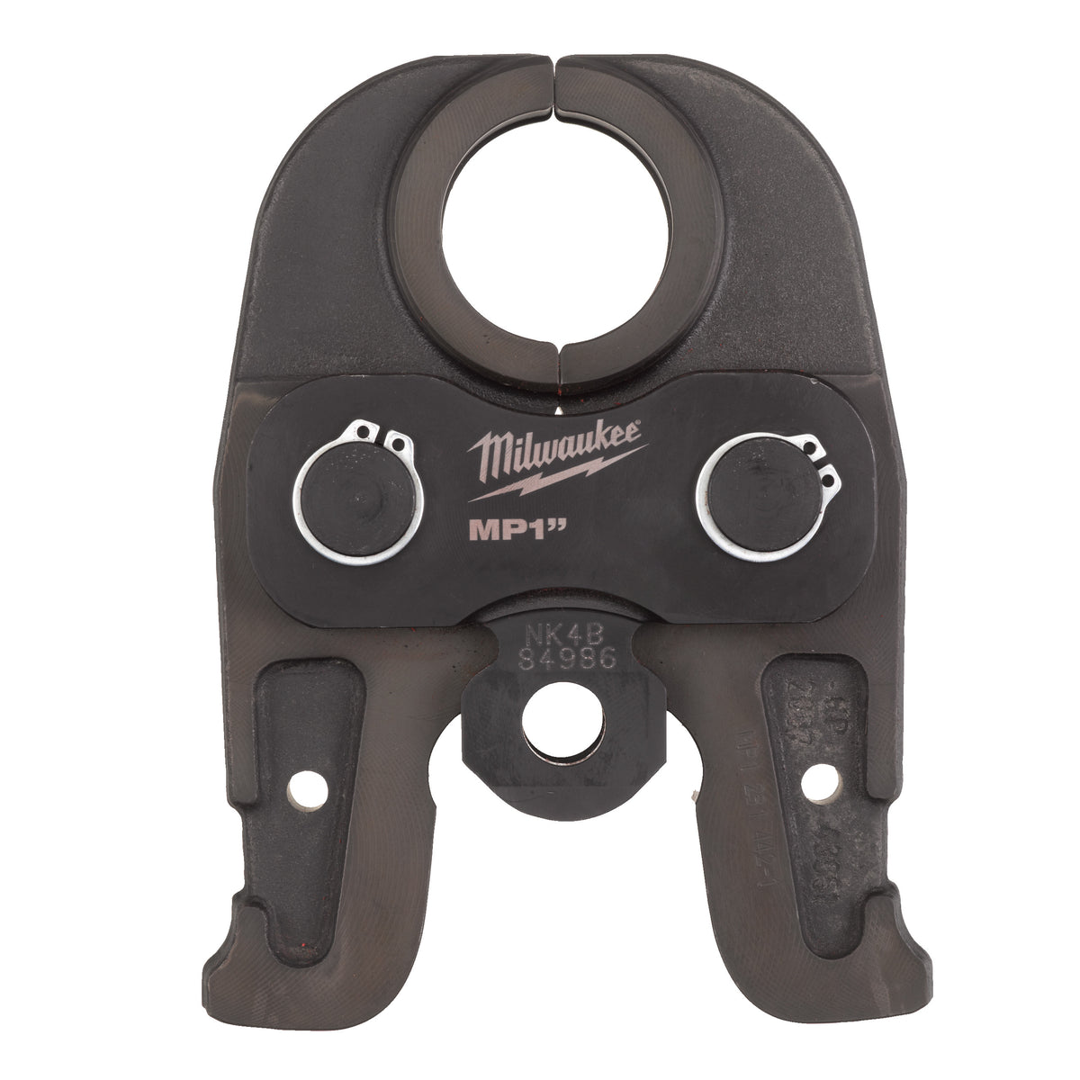 Milwaukee Pressbacke J18-MP1" Nennweite MP1" für M18ONEBLHPT & M18BLHPT – Produktbild 1