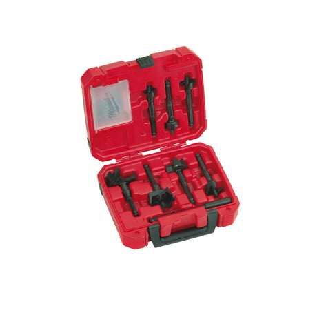 Milwaukee Selbstbohrer Set 8-teilig – 25/29/32/38/44/54/65 mm,Verlängerung 140 mm – Produktbild 1