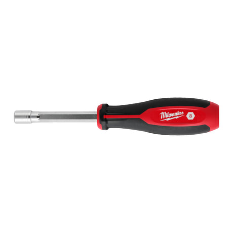 Milwaukee Steckschlüssel mit Griff und Durchgangsloch, magnetisch – 8 mm