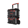 Milwaukee PACKOUT Starter-Set 2 3-teilig PACKOUT Trolley-Koffer, Koffer mit 2 Schubladen u. Organiser Slim - 4932479957
