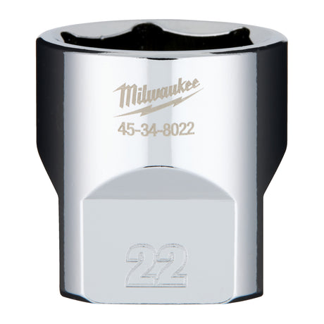 Milwaukee Steckschlüsseleinsatz 3/8" 6-kant – 22 mm