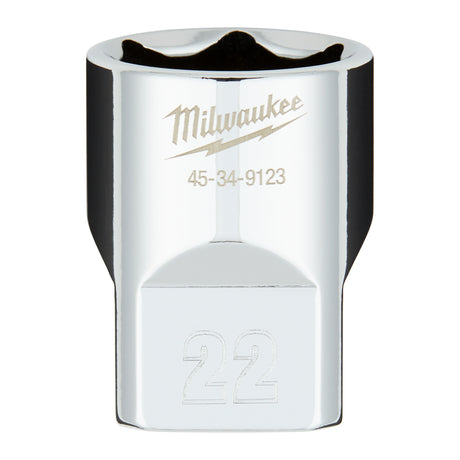 Milwaukee Steckschlüsseleinsatz 1/2" 6-kant – 22 mm