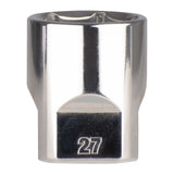 Milwaukee Steckschlüsseleinsatz 1/2" 6-kant – 27 mm