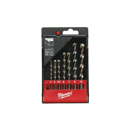 Milwaukee Betonbohrerkassette 8-teilig 3/4/5/6/7/8/9/10 mm – Produktbild 1