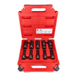 Milwaukee SHOCKWAVE Schlagnuss 1/2" lang Set – 10-teiliges Set – Produktbild 1