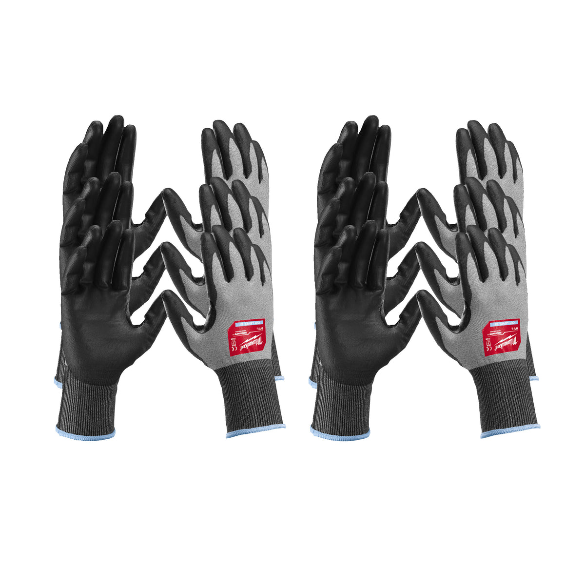 Milwaukee HI-DEX Schnittschutzhandschuhe Klasse B 12er Pack – Produktbild 5