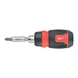 Milwaukee Multi-Bit Schraubendreher mit Ratschenfunktion Stubby inkl. 7 Bits PH/PZ/TX/SL – Produktbild 1