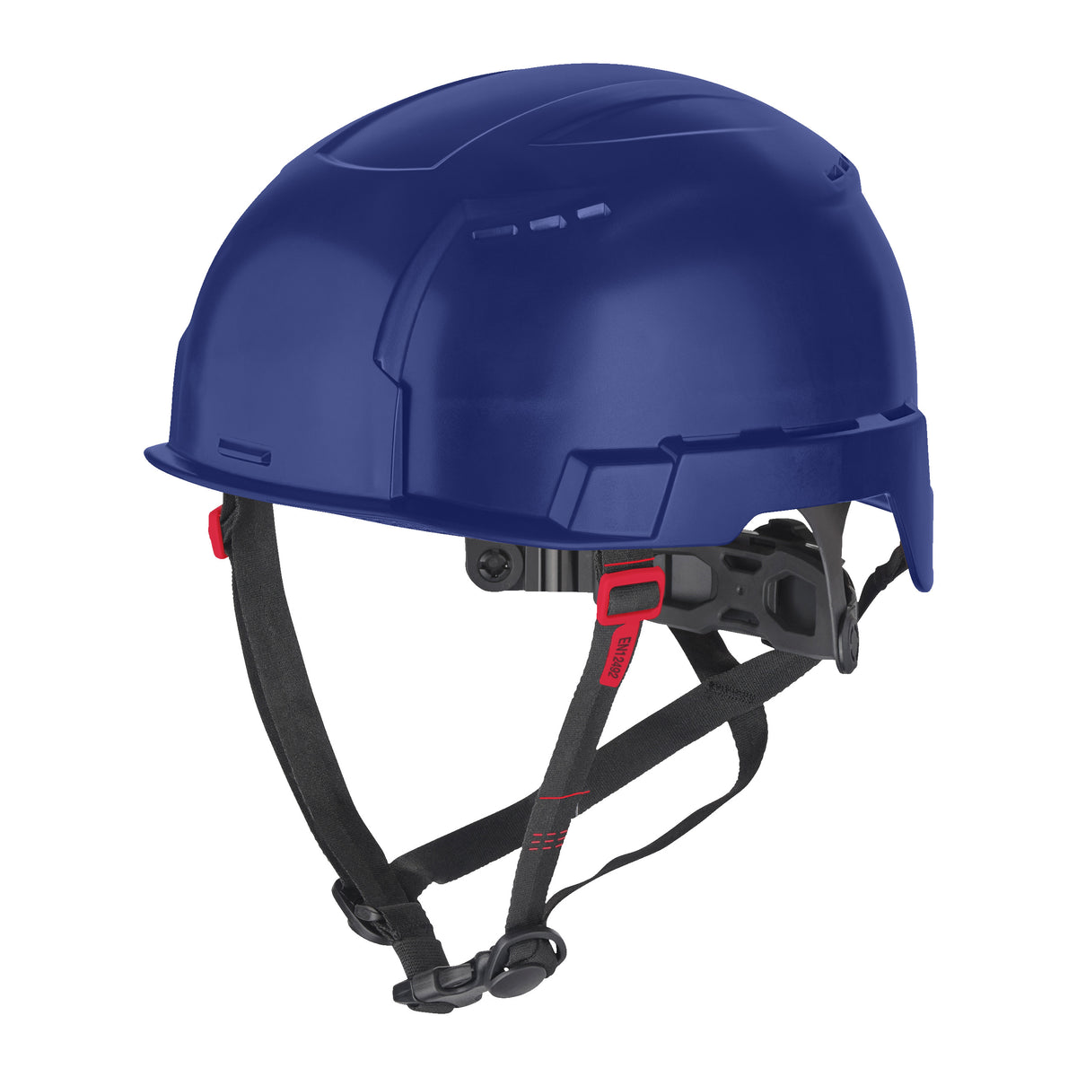 Milwaukee BOLT 200 Industriekletterhelm blau, belüftet – Produktbild 1