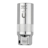 Milwaukee Steckschlüsseleinsatz für Zündkerzen 3/8" magnetisch – 13/16"