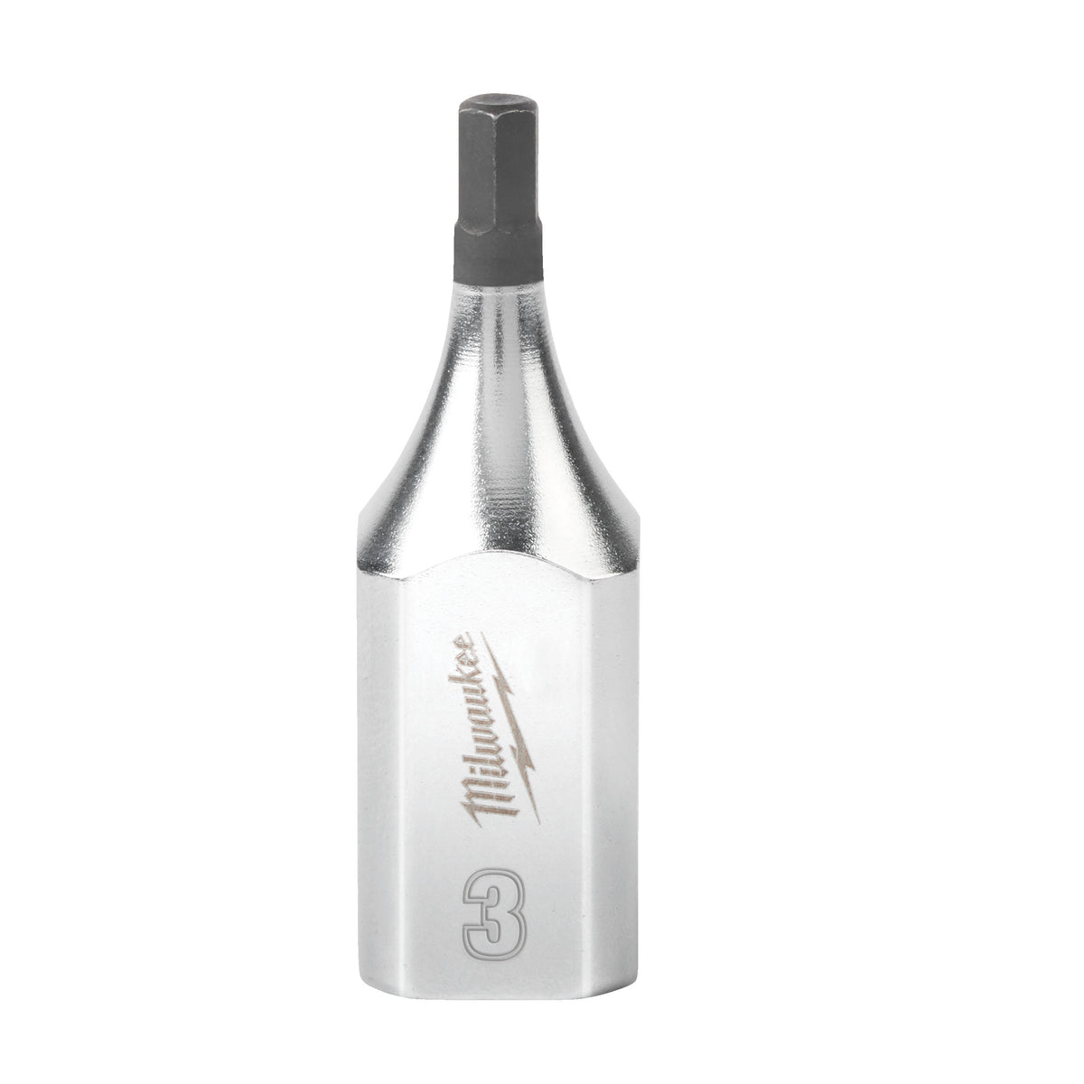 Milwaukee Innensechskant Bit-Steckschlüsseleinsatz 3/8" – 3 mm