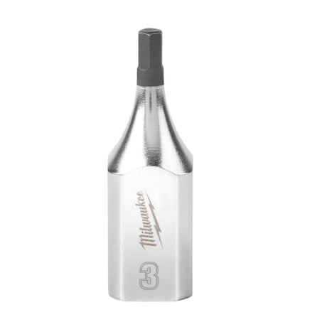 Milwaukee Innensechskant Bit-Steckschlüsseleinsatz 3/8" – 3 mm