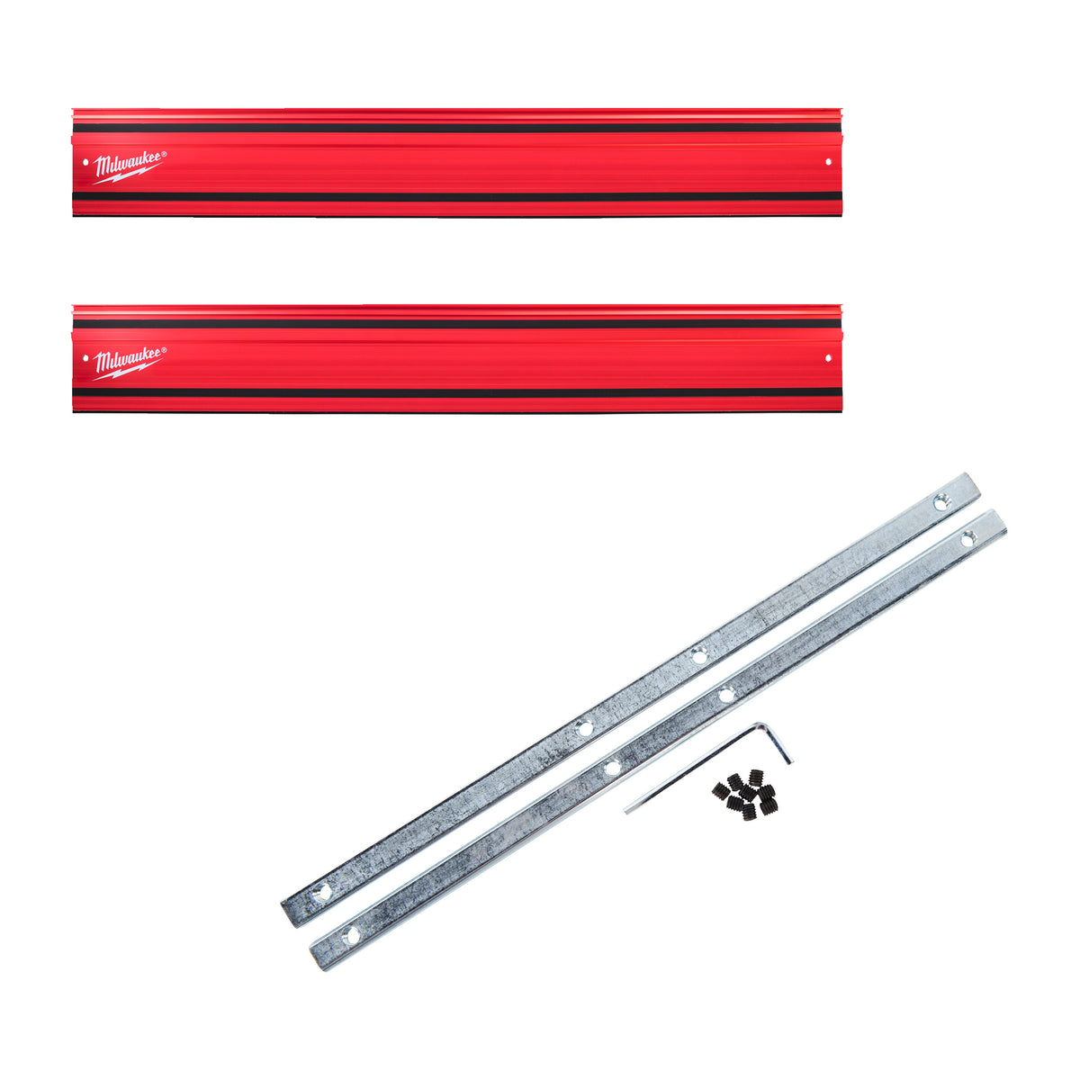 Milwaukee GR-KIT 2x 1400 mm Führungsschiene, inkl. Transporttasche und Verbindungsstück – Produktbild 1