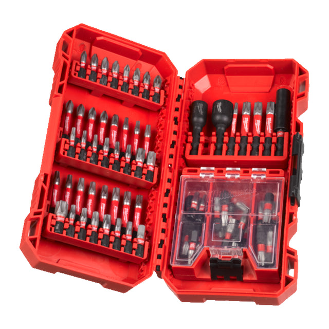 Milwaukee SHOCKWAVE Set Bohren und Schrauben – 75-teiliges Set in PACKOUT kompatibler Kassette – Produktbild 1