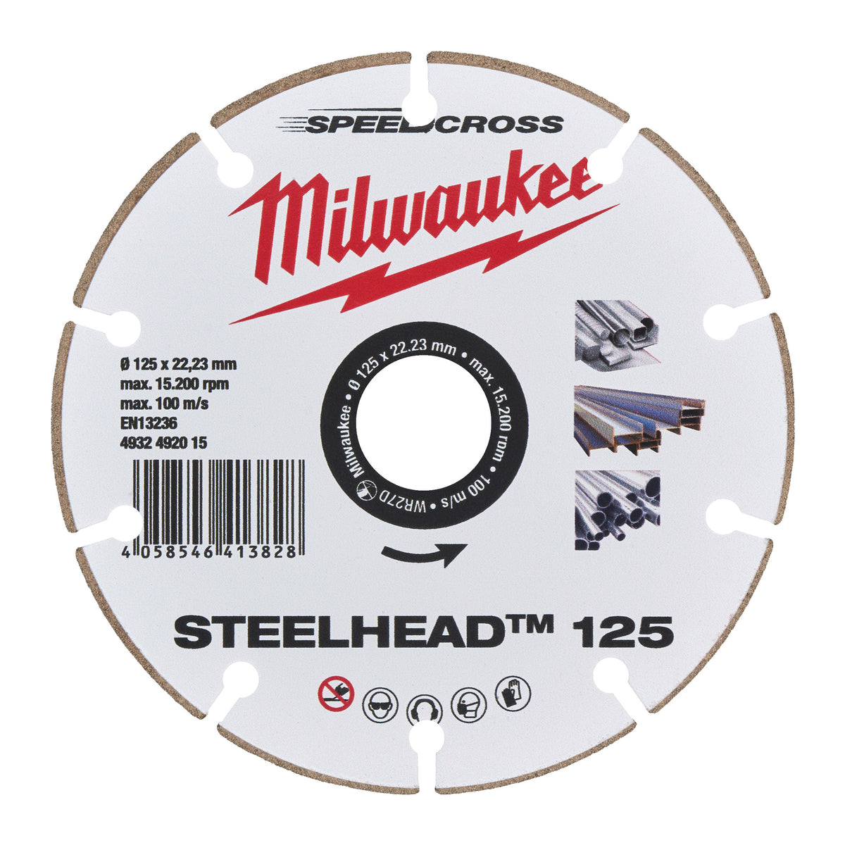Milwaukee Diamanttrennscheibe DH STEELHEAD 125 mm – Produktbild 1