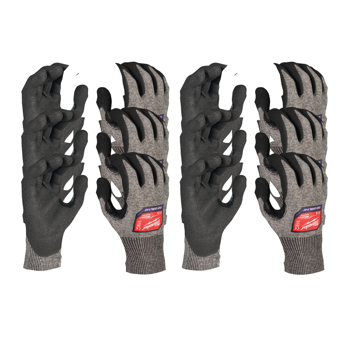 Milwaukee Schnittschutzhandschuhe Klasse F 12er Pack – Produktbild 1