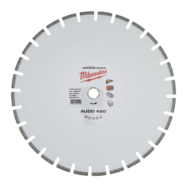 Milwaukee Speedcross Diamanttrennscheibe AUDD 450 mm – Produktbild 1