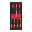 Milwaukee Tri-Lobe Schraubendreher Einlage 7-teilige TX Einlage für Werkstattwagen 78 cm – Produktbild 1