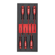 Milwaukee Tri-Lobe Schraubendreher Einlage 6-teilige TX Einlage für Werkstattwagen 78 cm – Produktbild 1