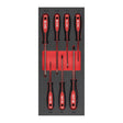 Milwaukee Tri-Lobe Schraubendreher Einlage 7-teilige SL/PH Einlage für Werkstattwagen 78 cm – Produktbild 1