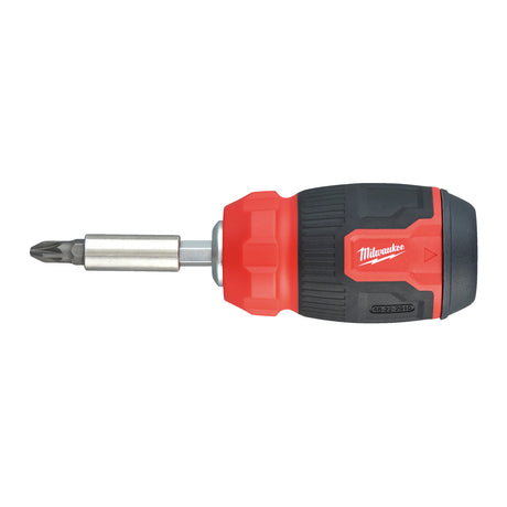 Milwaukee Multi-Bit Schraubendreher Stubby 8 in 1 inkl. 7 Bits PH/PZ/TX/SL – Produktbild 1