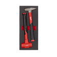 Milwaukee Schlosser- und Schonhammer Einlage 2-teilige Einlage für Werkstattwagen 78 cm – Produktbild 1