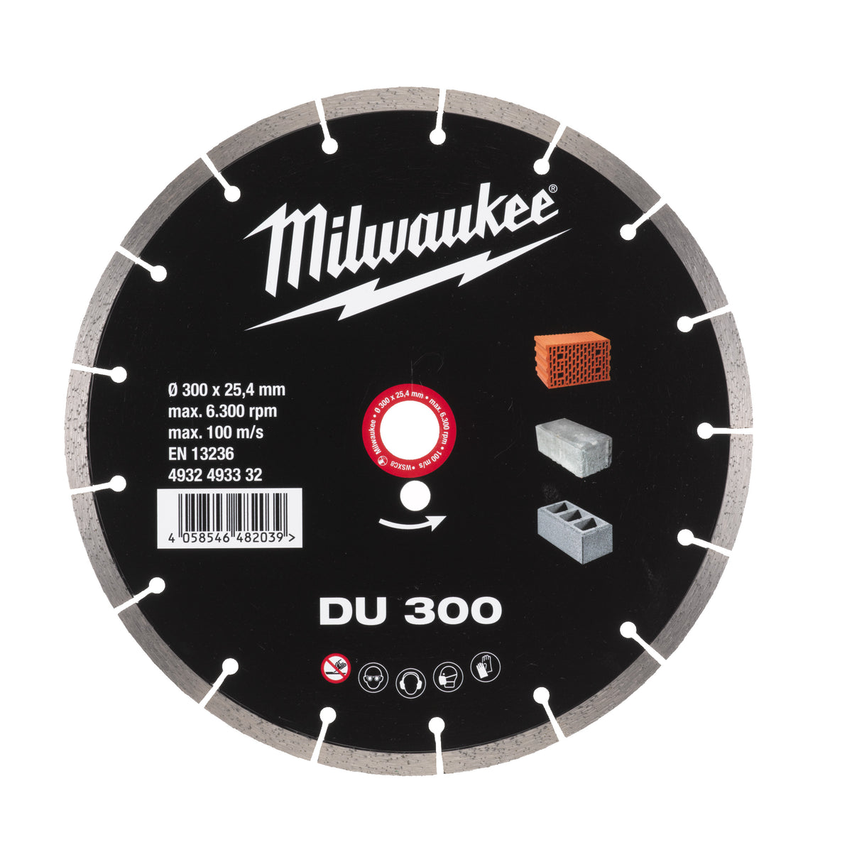 Milwaukee Diamanttrennscheibe DU 300 mm – Produktbild 1