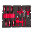 Milwaukee Zangen und Schraubendreher Einlage 10-teilige Einlage für PACKOUT Koffer mit Schubladen – Produktbild 1