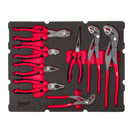 Milwaukee Zangen Einlage 8-teilige Einlage für PACKOUT Koffer mit Schubladen – Produktbild 1