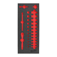 Milwaukee Ersatz-Einlage 1/3 für 1/4" Ratsche und Steckschlüsseleinsätze, für Werkstattwagen 78 cm - 4932493662