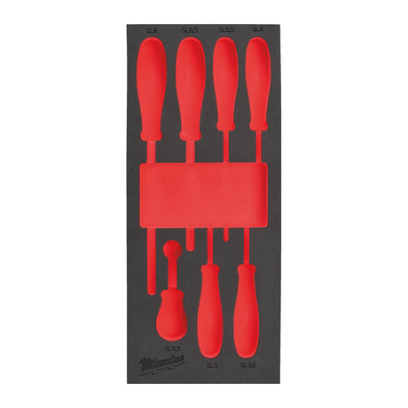 Milwaukee Ersatz-Einlage 1/3 für Tri-Lobe Schraubendreher, für Werkstattwagen 78 cm - 4932493673