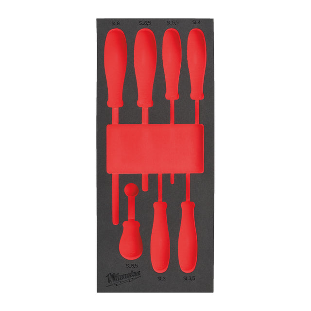 Milwaukee Ersatz-Einlage 1/3 für Tri-Lobe Schraubendreher, für Werkstattwagen 78 cm - 4932493673
