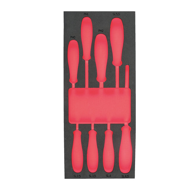 Milwaukee Ersatz-Einlage 1/3 für Tri-Lobe VDE Schraubendreher, für Werkstattwagen 78 cm - 4932493678