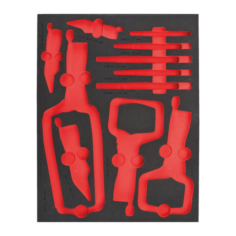 Milwaukee Ersatz-Einlage 3/3 für TORQUE LOCK Gripzangen, für Werkstattwagen 78 cm - 4932493680