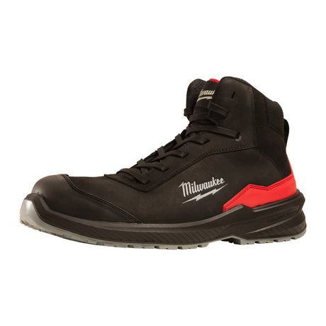 Milwaukee FLEXTRED S3S Sicherheits-Schnürstiefel Leder – Schwarz