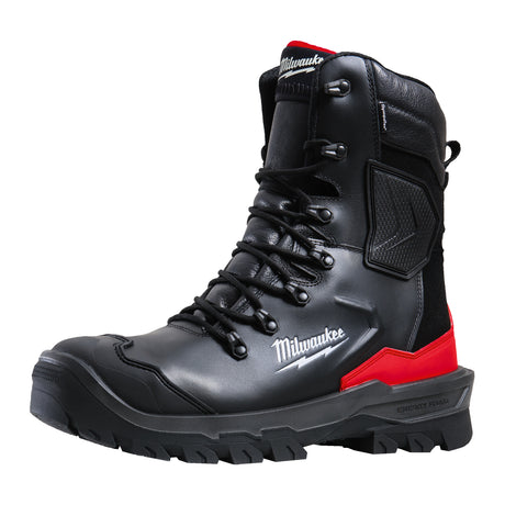 Milwaukee ARMOURTRED S7S Sicherheits-Schnürstiefel hoch weit Leder – Schwarz
