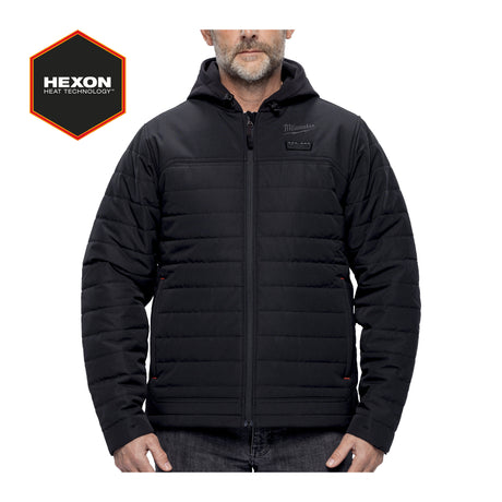 Milwaukee M12 Akku-Heiz-Steppjacke Herren – Schwarz