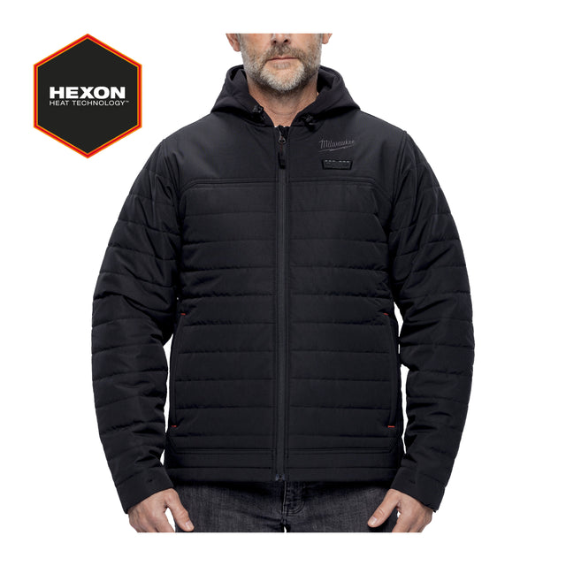 Milwaukee M12 Akku-Heiz-Steppjacke Herren – Schwarz