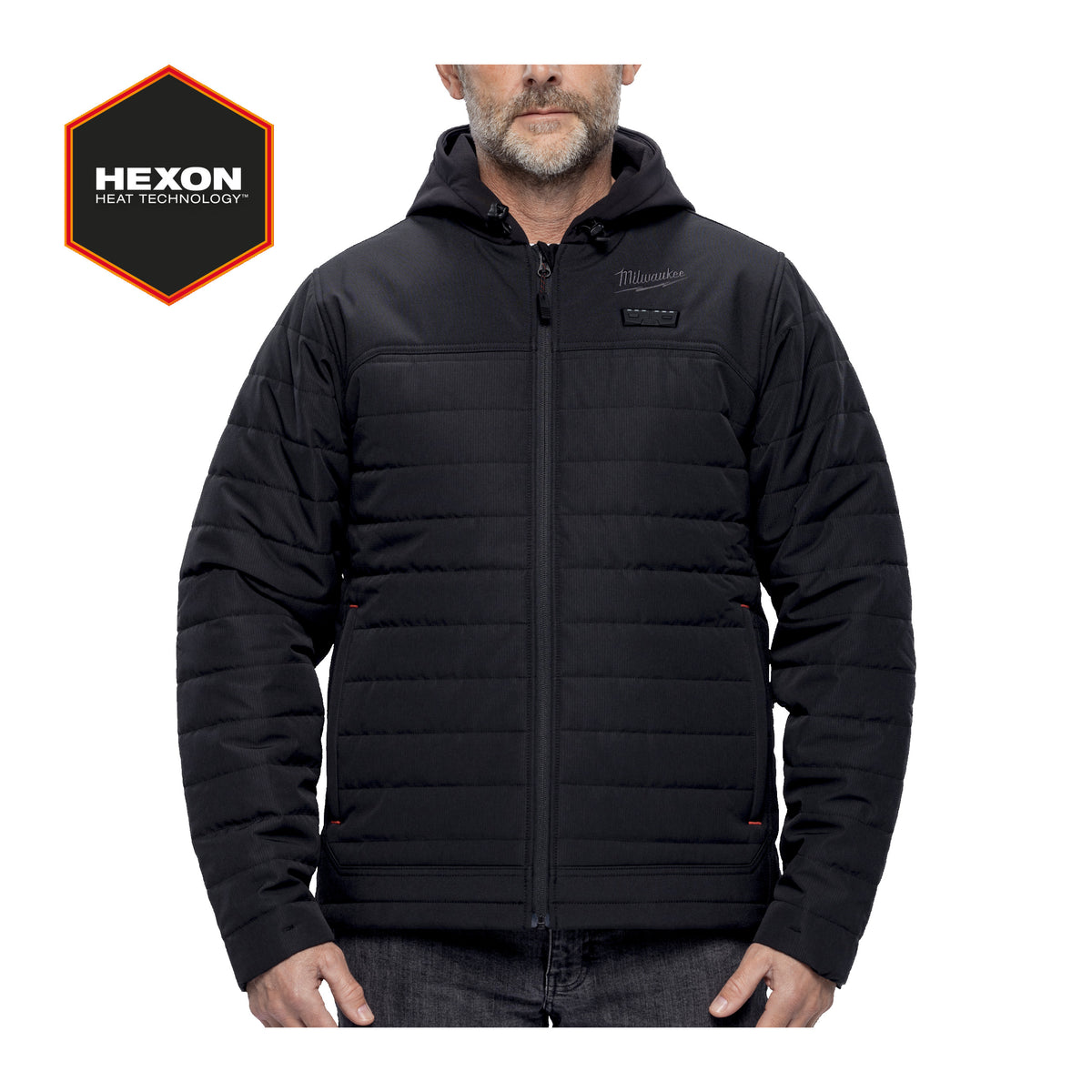Milwaukee M12 Akku-Heiz-Steppjacke Herren – Schwarz