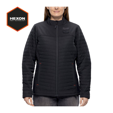 Milwaukee M12 Akku-Heiz-Steppjacke Damen – Schwarz