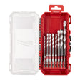 Milwaukee SHOCKWAVE Multi-Material Bohrer 1/4" Hex Set 8-teilig – 4/5/5/6/6/8/10/12 mm – Produktbild 1