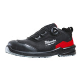 Milwaukee FLEXTRED S3S Sicherheits-Halbschuh BOA Leder – Schwarz
