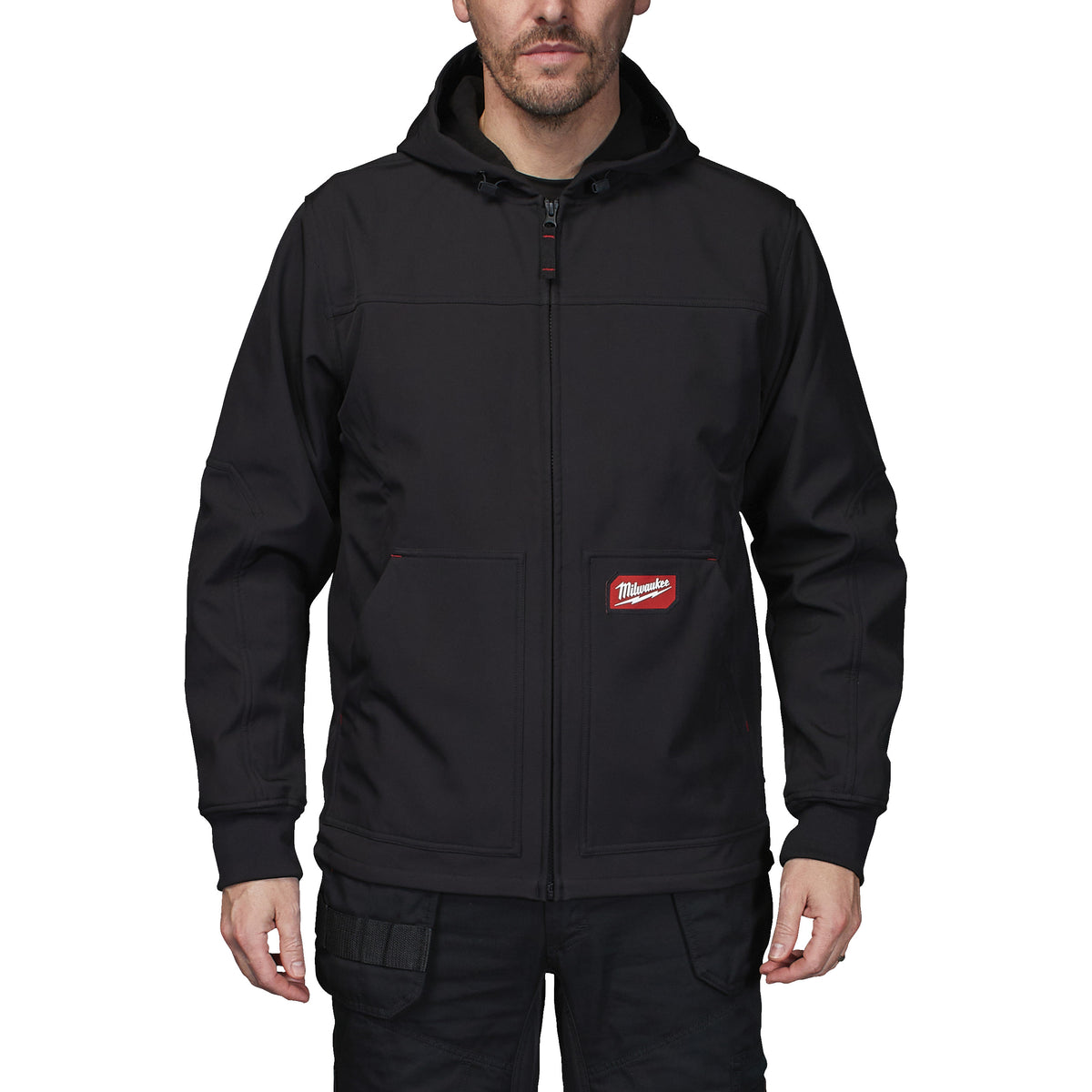 Milwaukee FREEFLEX Softshell Kapuzen-Jacke – Schwarz