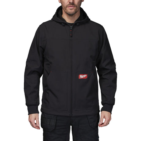 Milwaukee FREEFLEX Softshell Kapuzen-Jacke – Schwarz