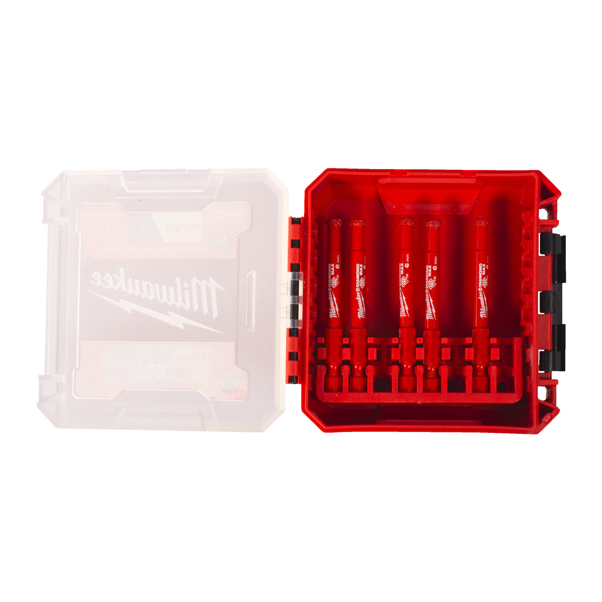 Milwaukee DIAMOND MAX 1/4″ Diamantbohrer-Set 5-teilig Ø 6 mm – Produktbild 1