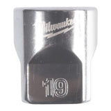 Milwaukee Steckschlüsseleinsatz 3/8" 12-kant – 19 mm
