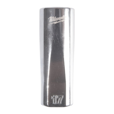 Milwaukee Steckschlüsseleinsatz 3/8" 12-kant, lang – 17 mm