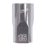 Milwaukee Steckschlüsseleinsatz 1/2" 12-kant – 15 mm